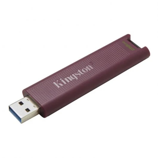 Kingston Datatraveler Max Memoria Usb-A 3.2 Gen 2 256Gb - Color Burdeos (Pendrive)
