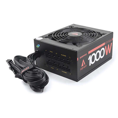 Abysm Gaming Morpheo Fuente De Alimentacion 80 Plus Platinum Semi Modular 1000W Atx - Pfc Activo - Ventilador 140Mm