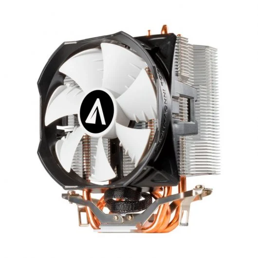 Abysm Gaming Snow Iii Ventilador Cpu 100Mm Con Disipador 3 Heatpipes - Velocidad Max. 2100Rpm - Color Blanco/Negro