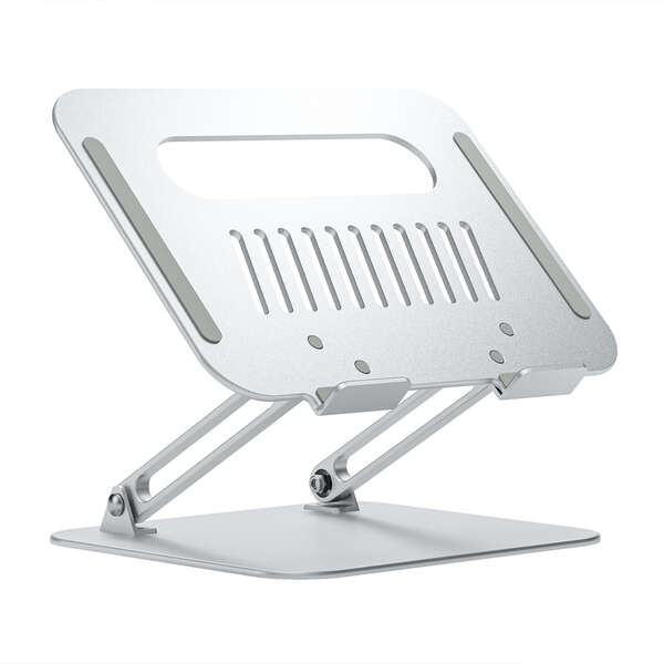 Aisens Soporte De Sobremesa Xl 10-17 Ajustable Para Portatil / Tablet - Color Plata