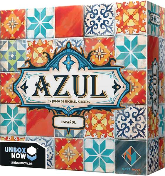Azul Juego De Tablero - Tematica Puzzle Construccion - De 2 A 4 Jugadores - A Partir De 8 Años - Duracion 30Min. Aprox.