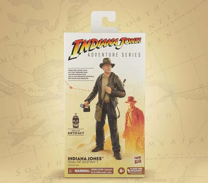 Hasbro Indiana Jones Adventure Series Indiana Jones Dial Del Destino - Figura De Coleccion - Altura 15Cm Aprox.