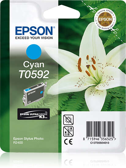 Epson T0592 Cyan Cartucho De Tinta Original - C13T05924010