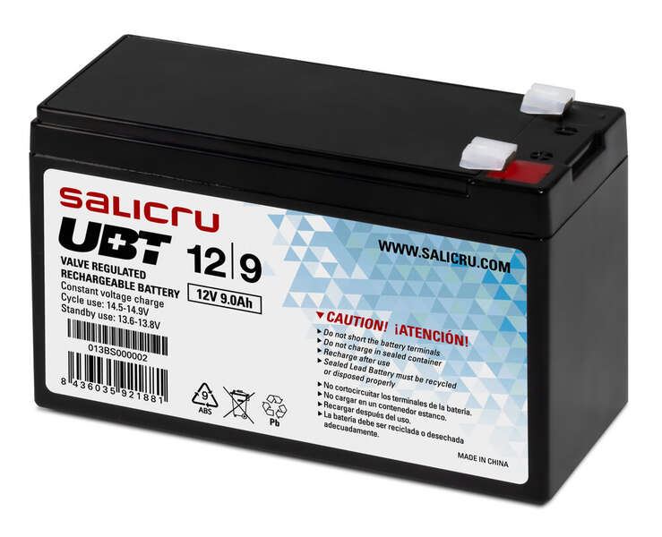 Salicru Ubt 12/9 Bateria Para Sai/Ups 9Ah 12V