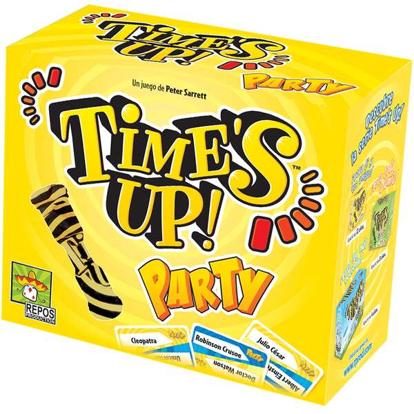 Time's Up Party Juego De Cartas - Tematica Preguntas Y Respuestas/Abstracto - De 4 A 8 Jugadores - A Partir De 10 Años - Duracion 40Min. Aprox.