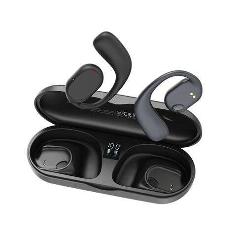 Xo Auriculares Tws X25 - Pantalla Digital + Conduccion De Aire - Color Negro