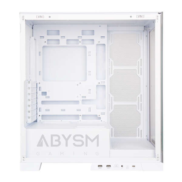 Abysm Danube Sava H500 White Caja Torre Atx, Itx, Micro Atx - Lateral Y Frontal Cristal Templado - 3.5