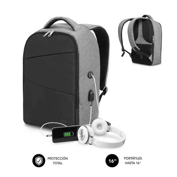 Subblim Mochila Antirrobo Para Portatiles 15,6