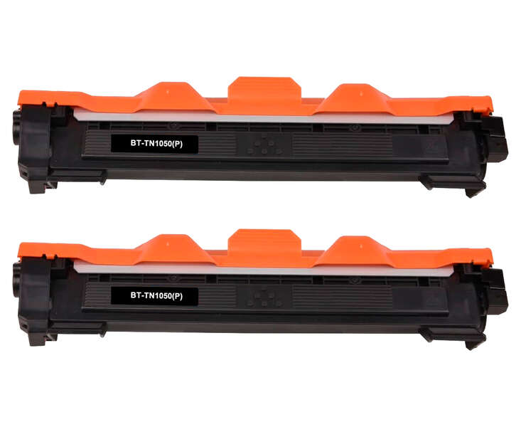 Brother Tn1050 Negro Pack De 2 Cartuchos De Toner Genericos