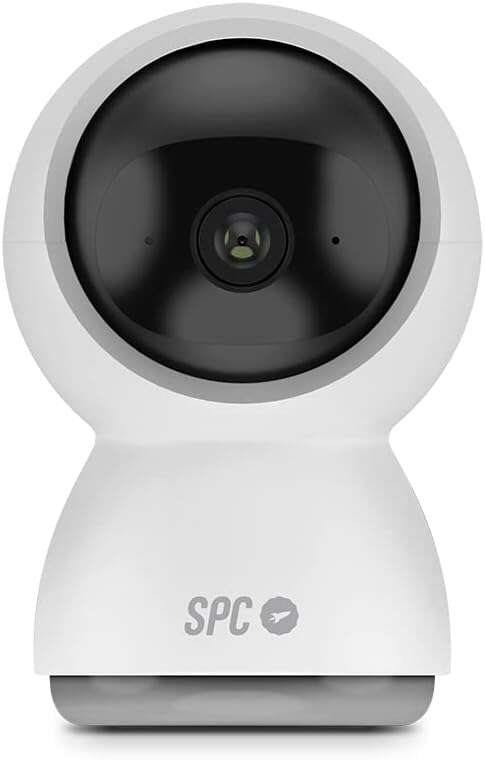 Spc Lares 360 Camara De Vigilancia Wifi - Giro 360º - Full Hd 1080P - Seguimiento De Personas - Vision Nocturna - Diseño Discreto - Control Desde Tu Smartphone - Color Blanco