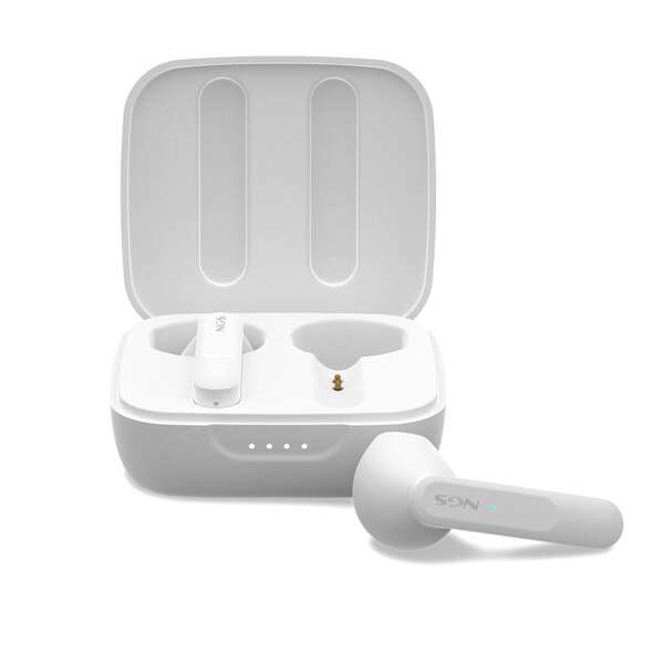 Ngs Artica Move White Auriculares Intrauditivos Bluetooth 5.3 Tws - Manos Libres - Asistente De Voz - Autonomia Hasta 7H - Base De Carga - Color Blanco