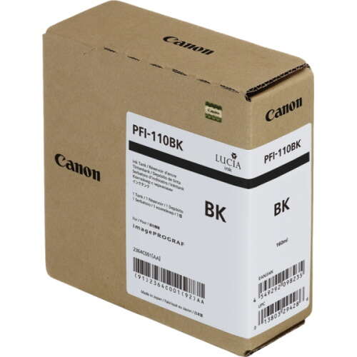 Canon Pfi110 Negro Cartucho De Tinta Original - 2364C001