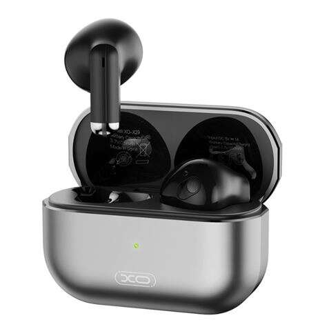 Xo Auriculares Bluetooth 5.3 - Caja De Aluminio - Hasta 5 Horas De Musica - Cable De Carga Tipo C - Color Negro