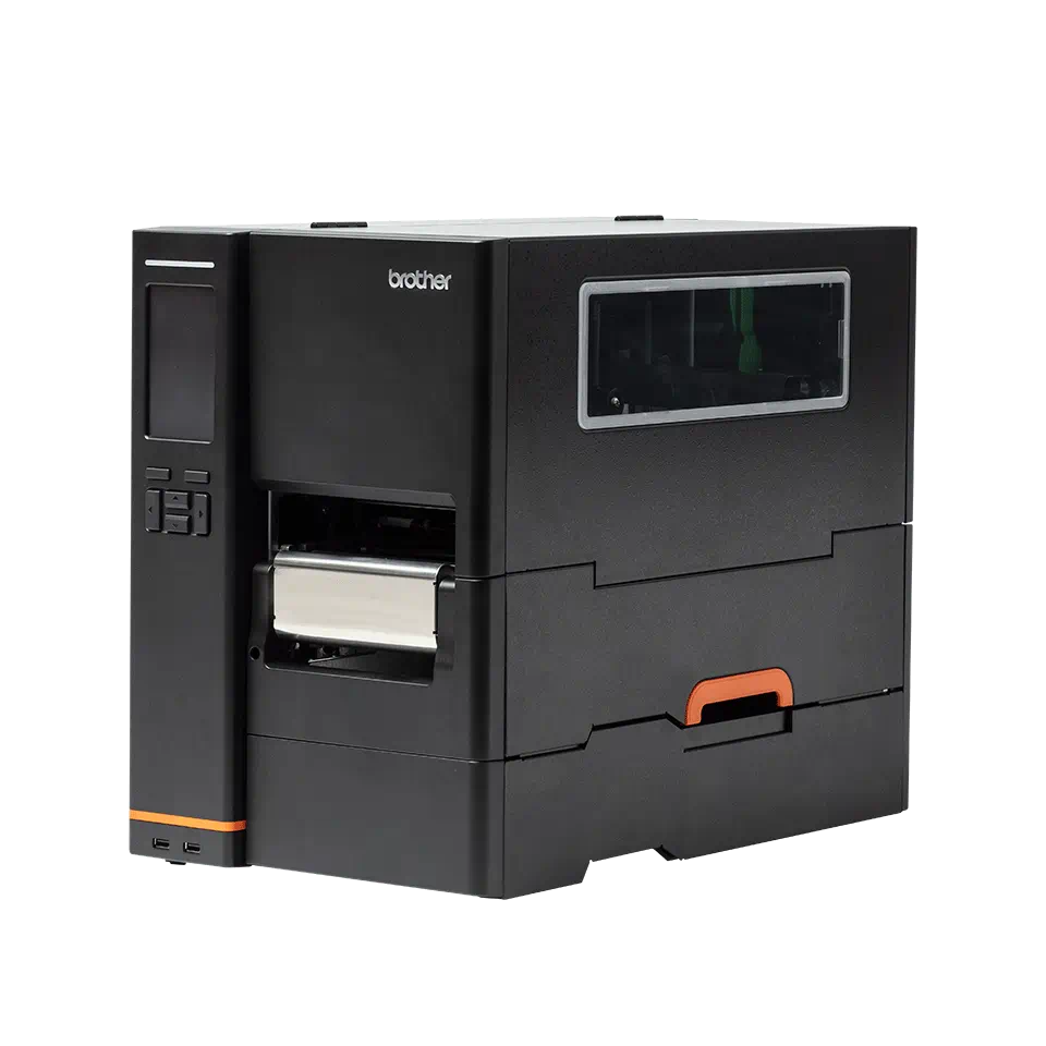 Brother Tj4422Tn Impresora Termica Industrial De Etiquetas Usb - Pantalla Tactil Color - Resolucion 203Ppp - Velocidad 356Mms - Color Negro