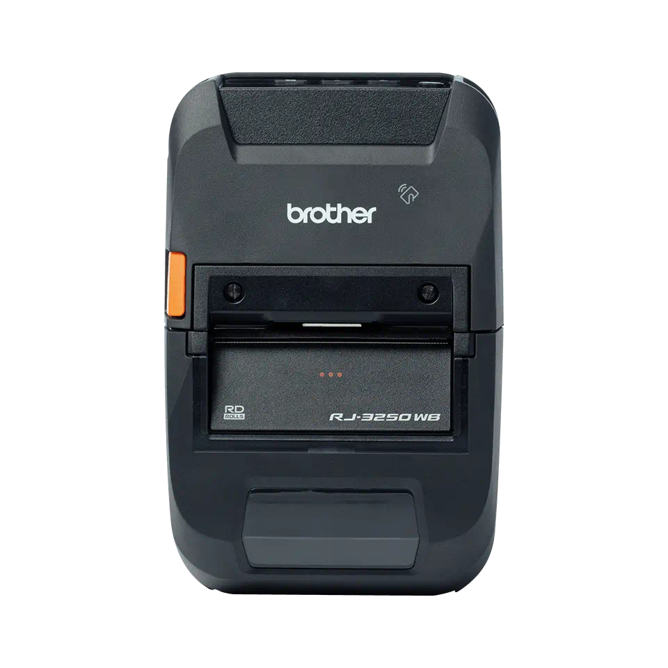 Brother Rj-3250Wbl Impresora Termica Portatil De Etiquetas Wifi, Bluetooth Mfi, Nfc Y Usb - Resolucion 203Ppp - Velocidad 127Mms - Color Negro