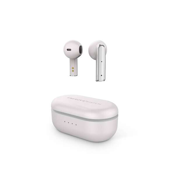 Energy Sistem Auriculares Inalambricos Style 4 - Diseño Compacto - Caja De Carga - Color Blanco