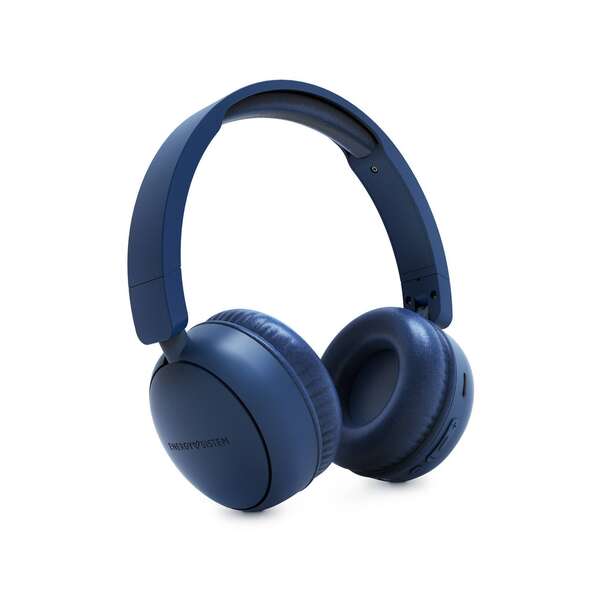 Energy Sistem Auriculares Bluetooth Con Radio Fm - Plastico 100% Reciclado - Reproductor Mp3 Y Microsd - Color Azul