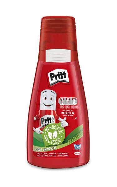 Pritt Cola Universal Liquida Transparente 100Gr - Ideal Para Manualidades - Lavable - Sin Disolventes - Pega Diferentes Materiales