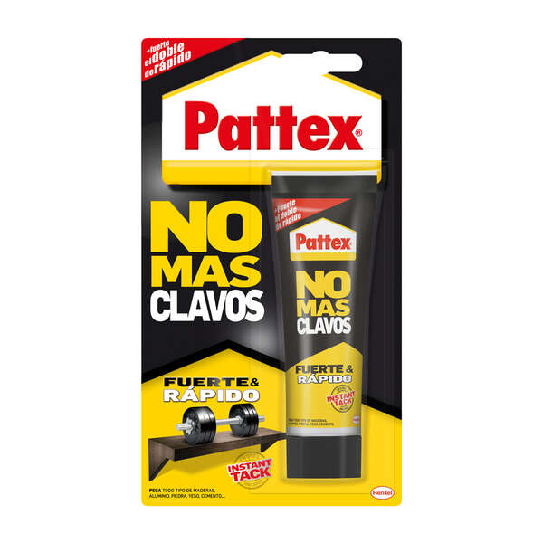 Pattex No Mas Clavos Blister 100G - Adhesivo De Montaje Extra-Fuerte - Elimina La Necesidad De Clavos Y Tornillos - Ideal Para Bricolaje Y Reparaciones