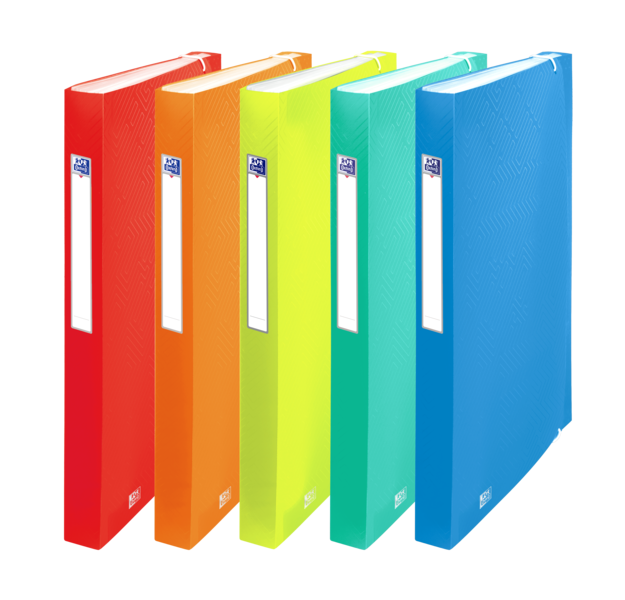 Oxford Urban A4+ Clasificador De 12 Posiciones - Tapa De Plastico Translucido - Ideal Para Organizar Documentos - Colores Surtidos