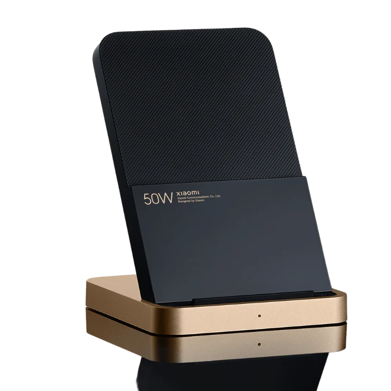 Xiaomi 50W Wireless Charging Stand Cargador Inalambrico 50W - Tecnologia Qi - Color Negro/Bronce