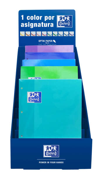 Oxford School Recambio Color1 - Encolado 5X5 - Colores Frios - Ideal Para Estudiantes