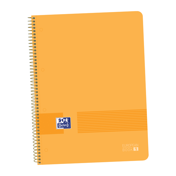 Oxford Live&Go A4+ Cuaderno De Plastico - Tapa Resistente - Formato A4+ - 80 Hojas Cuadriculadas 5X5
