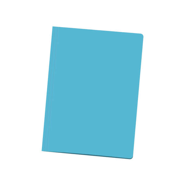 Dohe Pack De 50 Subcarpetas De Cartulina De 180Gr - Con Ranura Para Fastener - Resistente Y Duradera - Ideal Para Organizar Documentos - Color Azul Claro