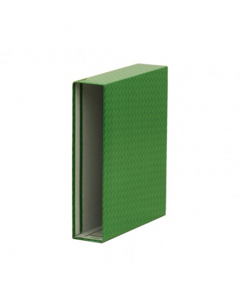Elba Cajetin Para Archivadores Y Carpetas De Anillas - Tamaño Folio - Lomo De 85Mm - Material De Carton Plastificado - Color Verde