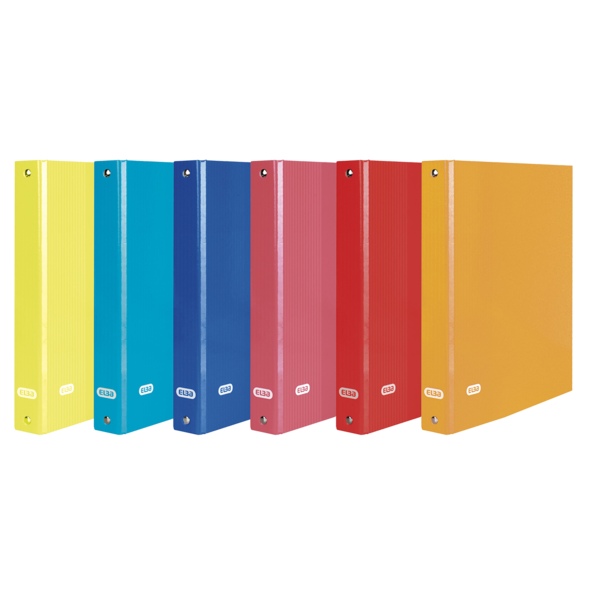 Elba Color Life Carpeta De Anillas Folio Lomo 40Mm 4Dx25 - Resistente Y Duradera - Tamaño Folio - Lomo De 40Mm - Incluye 4 Anillas - Colores Surtidos