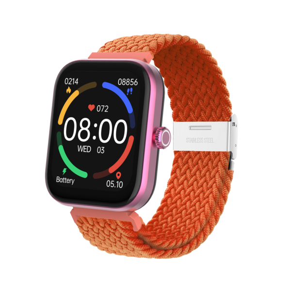 Dcu Tecnologic Smartwatch Los Angeles - Diseño Elegante Y Funciones Avanzadas - 22 Modos Deportivos - Resistente Al Agua Ip67 - Color Morado