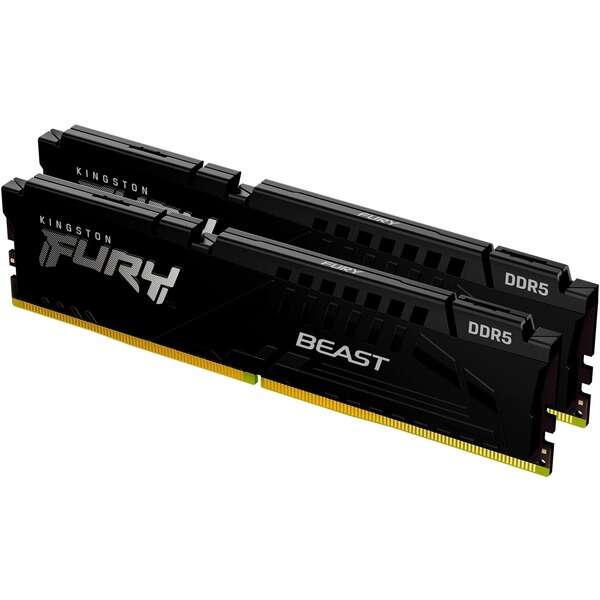 Kingston Fury Beast Memoria Ram Ddr5 6000Mt/S 32Gb (2X16Gb) Cl30 Dimm