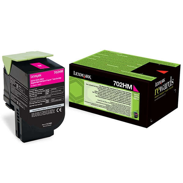 Lexmark Cs310/Cs410/Cs510 Magenta Cartucho De Toner Original - 70C2Hm0/70C2Hme/70C0H30/702Hm