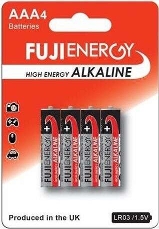Fujienergy Pack De 4 Pilas Alcalinas Lr03 Aaa 1.5V