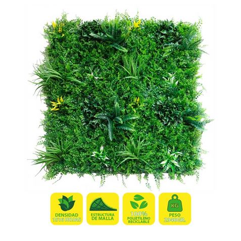 Sungarden Jardin Vertical Serie Verdisa 100X100Cm - Color Verde