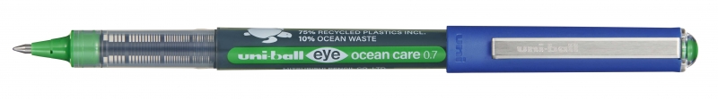 Uni-Ball Eye Ocean Care Ub-157Rop Boligrafo De Tinta Liquida - Punta De Bola 0.7Mm - Trazo 0.5Mm - Tinta Resistente Al Agua Y Luz - Color Verde