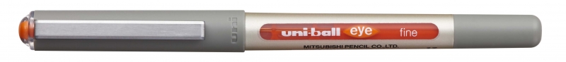 Uni-Ball Eye Fine Ub-157 Boligrafo De Tinta Liquida - Punta De Bola 0.7Mm - Tinta Resistente Al Agua Y Luz - Sistema De Control De Tinta - Color Naranja