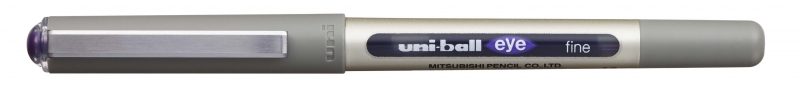 Uni-Ball Eye Fine Ub-157 Boligrafo De Tinta Liquida - Punta De Bola 0.7Mm - Tinta Resistente Al Agua Y Luz - Sistema De Control De Tinta - Color Violeta