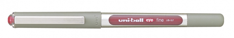 Uni-Ball Eye Fine Ub-157 Boligrafo De Tinta Liquida - Punta De Bola 0.7Mm - Tinta Resistente Al Agua Y Luz - Sistema De Control De Tinta - Color Vino