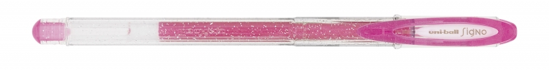 Uni-Ball Signo Sparkling Um-120Sp Roller De Tinta Gel - Punta De Bola 1Mm - Tinta Pigmentada Resistente Al Agua Y Luz - Efecto Purpurina - Color Rosa
