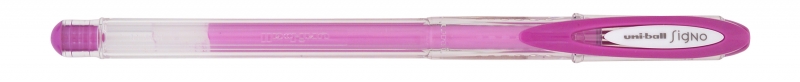 Uni-Ball Um-120Ac Signo Angelic Roller De Tinta Gel - Punta De Bola 0.7Mm - Tinta Resistente Al Agua Y Luz - Escribe En Papel Negro Y Blanco - Color Rosa