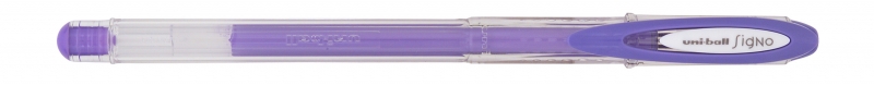 Uni-Ball Um-120Ac Signo Angelic Roller De Tinta Gel - Punta De Bola 0.7Mm - Tinta Resistente Al Agua Y Luz - Escribe En Papel Negro Y Blanco - Color Violeta