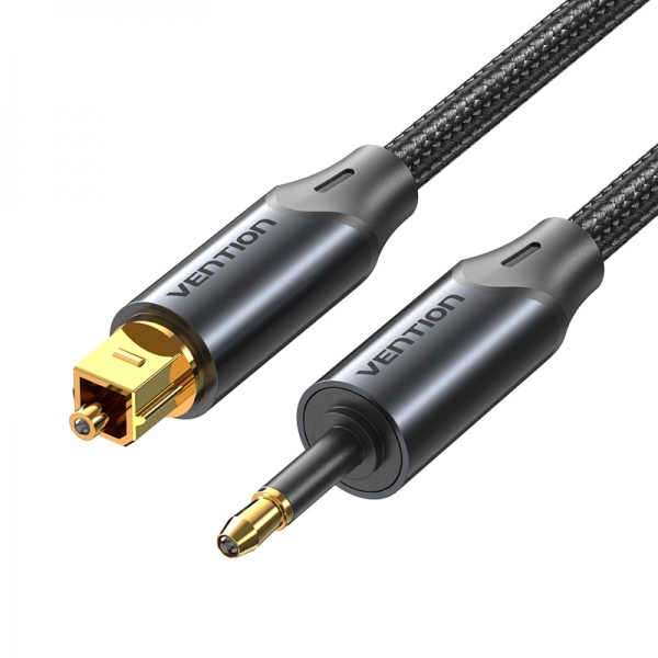 Vention Cable De Audio De Fibra Optica - 1M - Color Negro