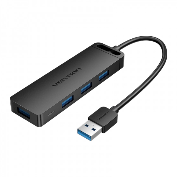 Vention Hub 5 En 1 Usb 3.0 A 4Xusb3.0/Microusb Powered - 0.15M - Color Negro