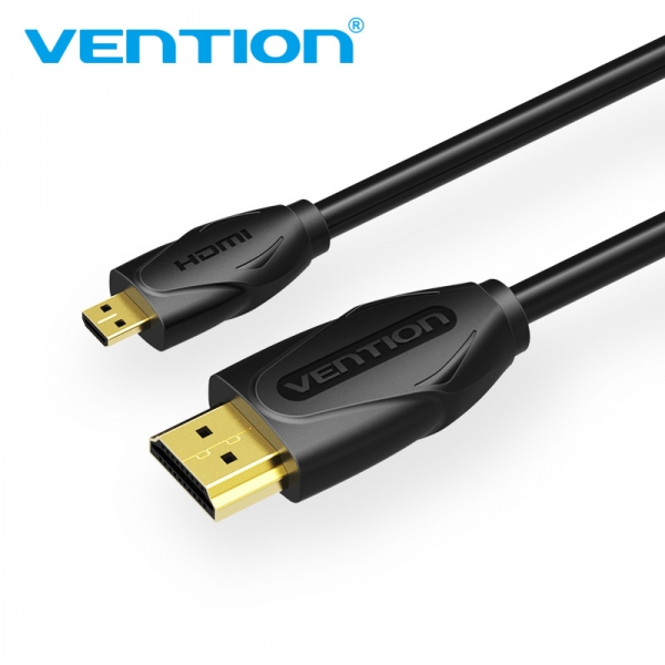Vention Cable Hdmi 1.4 Macho A Micro Hdmi Macho - 1M - Color Negro
