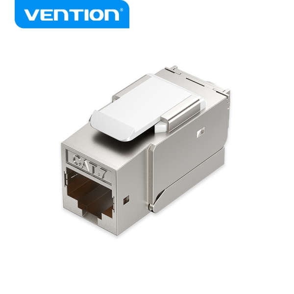 Vention Conector Rj45 Cat.7 - Conexion Ethernet De Alta Velocidad - Color Negro