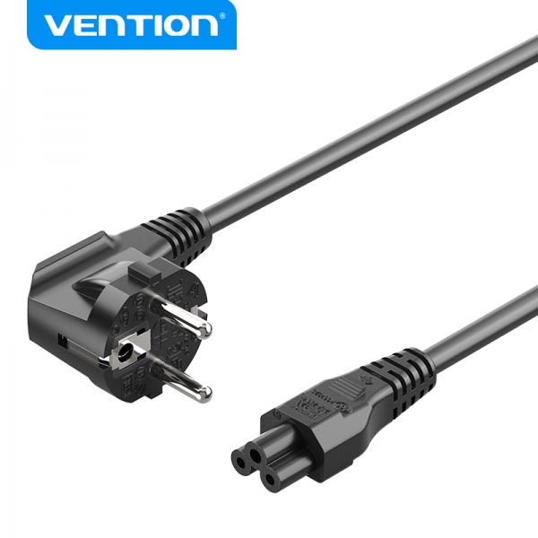 Vention Cable De Alimentacion Eu C5 - 1.8M - Color Negro