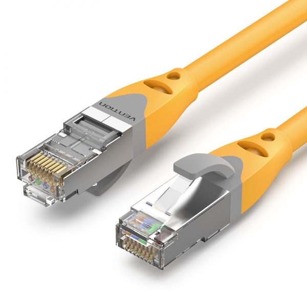 Vention Cable De Red Sftp Rj45 Cat.6A - 0.5M - Color Amarillo
