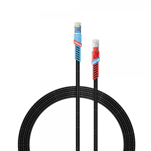 Vention Cable De Red Sftp Cat.8 Gaming - 1M - Color Negro