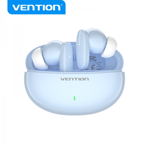 Vention Auriculares Bluetooth 5.3 Con Estuche De Carga - 7H Autonomia - Color Azul